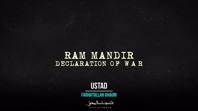 Ram Mandir - Declaration of War